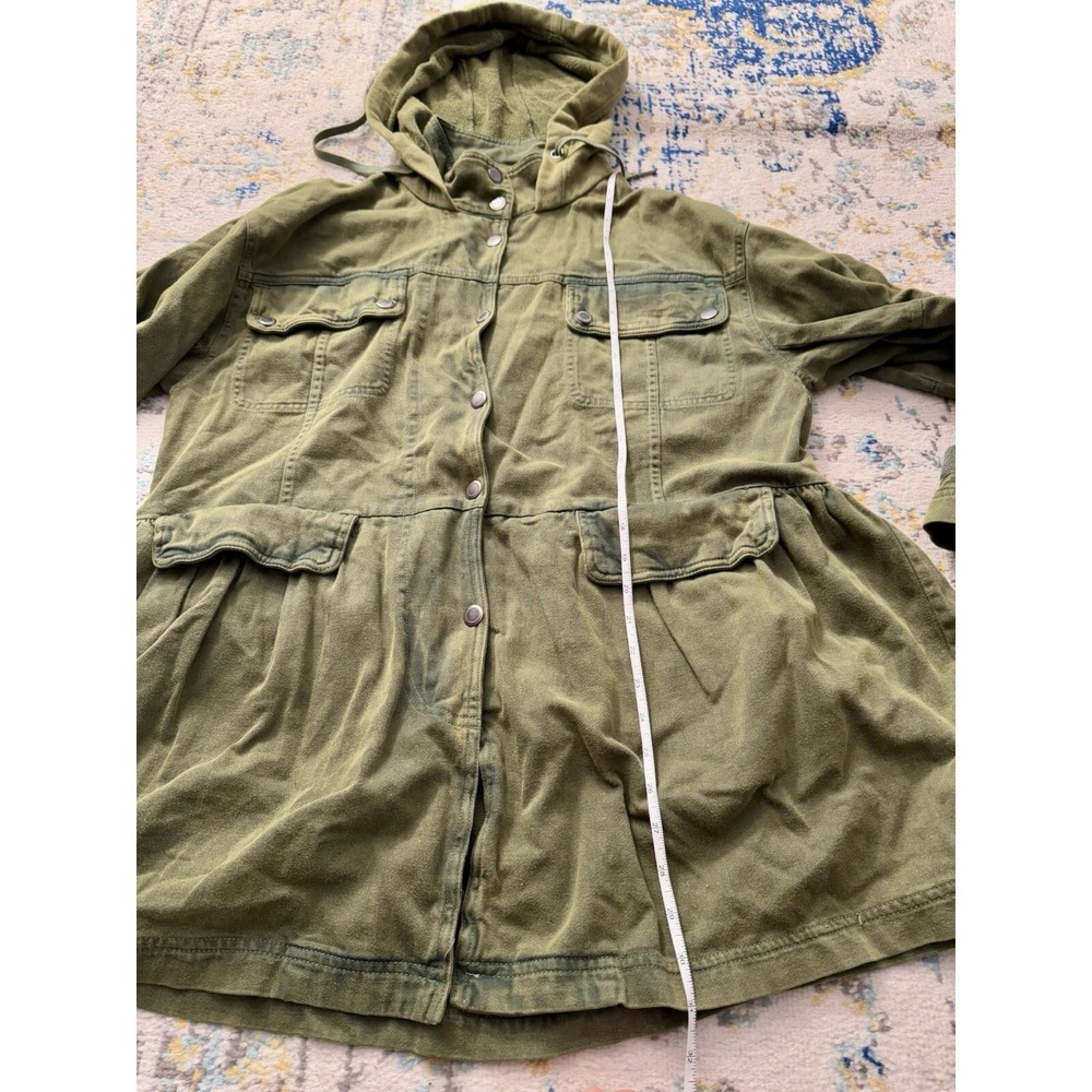 We The Free Utility Jacket Sz XS Oversized Army Anorak Hobo Boho Rugged - Picture 10 of 10